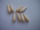 0.6g tear shaped balsa bodies 1mm bore(8)