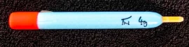 TN (tez naulls) Styrofoam Flighted Pellet Wagglers  4g red top  