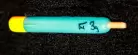 TN (tez naulls) Styrofoam Flighted Pellet Wagglers  3g yellow top 