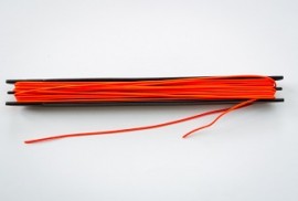 1.2mm pure latex pole elastic no 8 grade (orange 6m) PK 6