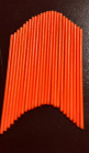 Solid ORANGE 1.2mm x 40mm (100)