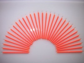 0.6 solid red tips 35mm long(100)