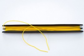 0.9mm pure latex pole elastic no 5 grade (yellow 6m) PK 6 
